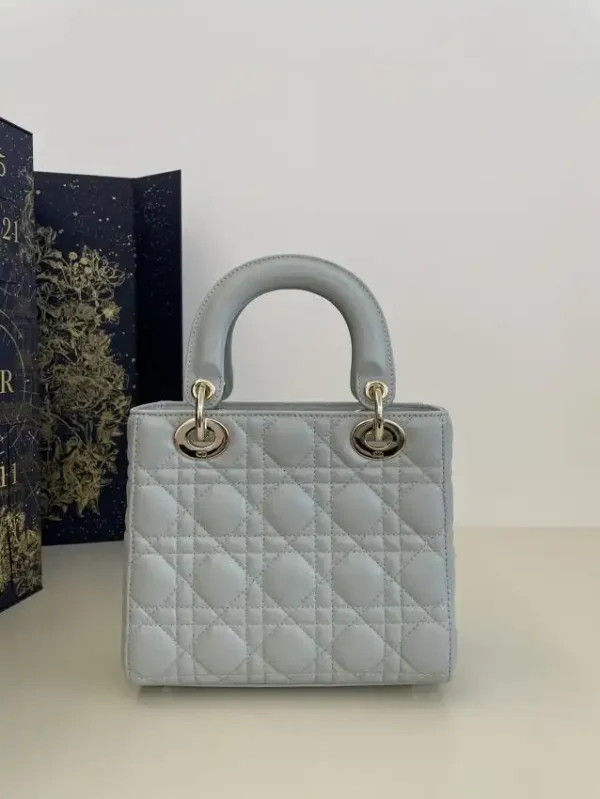 Lady Dior Sky Blue ABC - Image 3