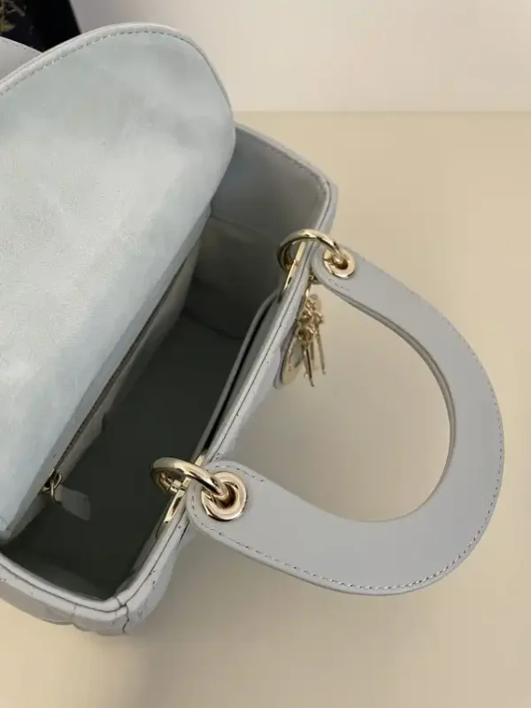 Lady Dior Sky Blue ABC - Image 4