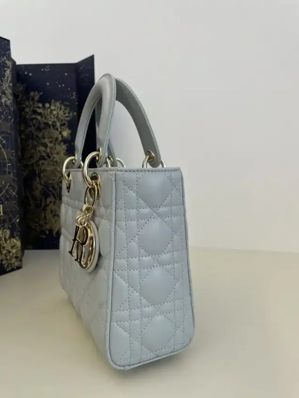 Lady Dior Sky Blue ABC - Image 6