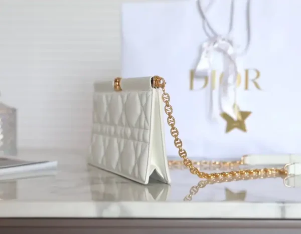 Dior Miss Caro Noire Clutch White - Image 4