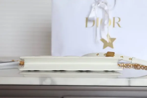 Dior Miss Caro Noire Clutch White - Image 7