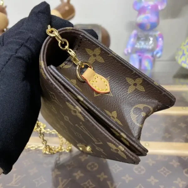 Louis Vuitton Wallet On Chain Lily Brown - Image 3