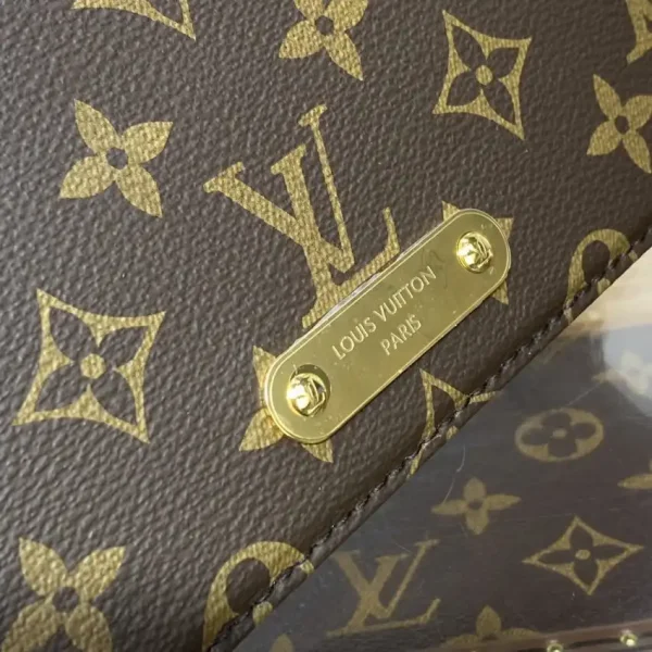Louis Vuitton Wallet On Chain Lily Brown - Image 7