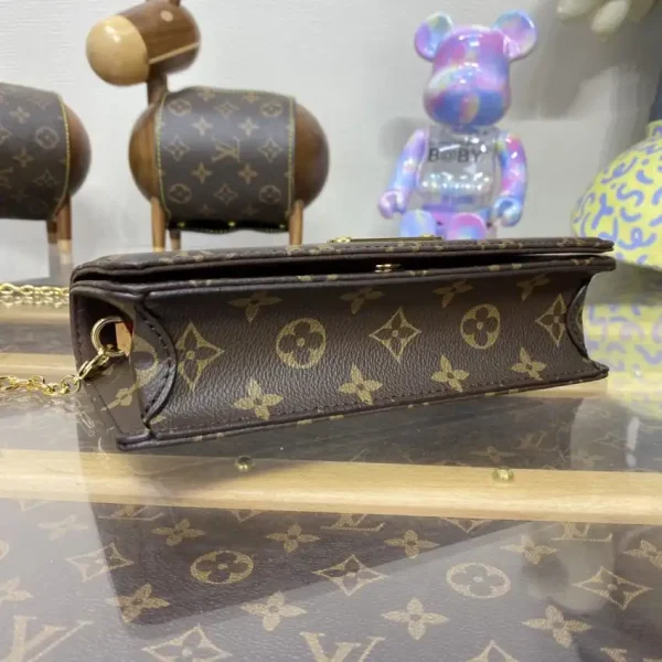 Louis Vuitton Wallet On Chain Lily Brown - Image 2