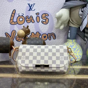 Louis Vuitton Favorite White Grid