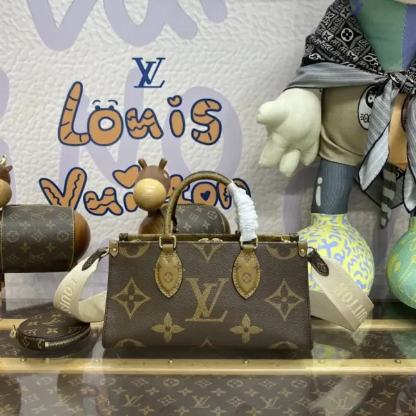 LV OnTheGo East West Brown - Image 5