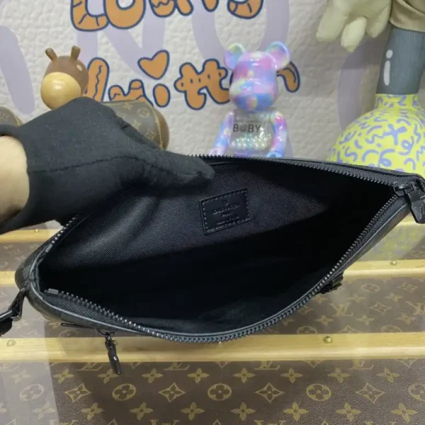 Louis Vuitton Takeoff Pouch Black Grid - Image 6