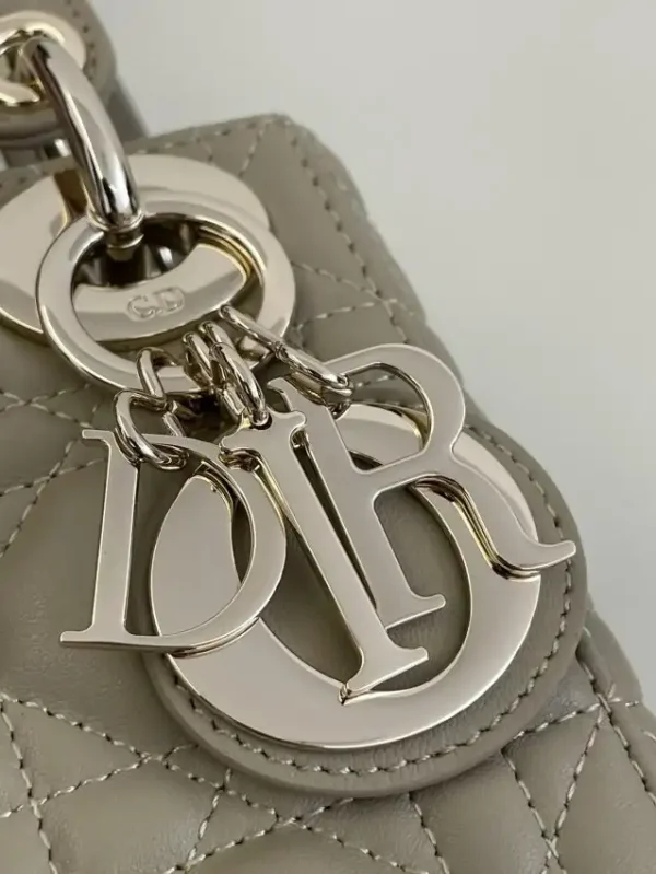 Lady Dior Mini Beige - Image 5