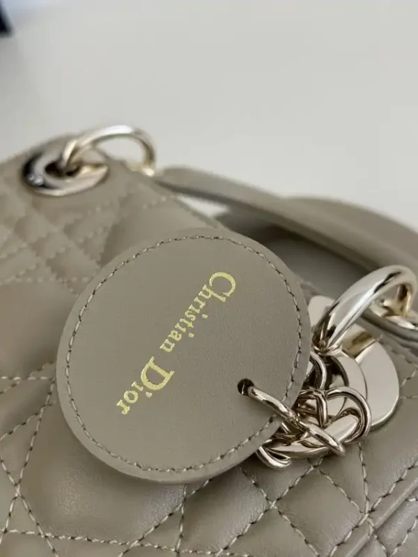 Lady Dior Mini Beige - Image 9