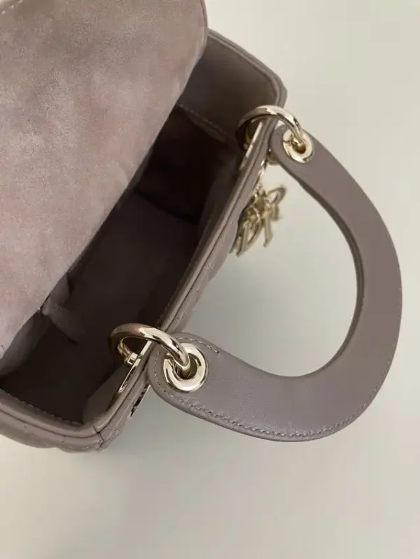 Lady Dior Mini Dark Beige - Image 2