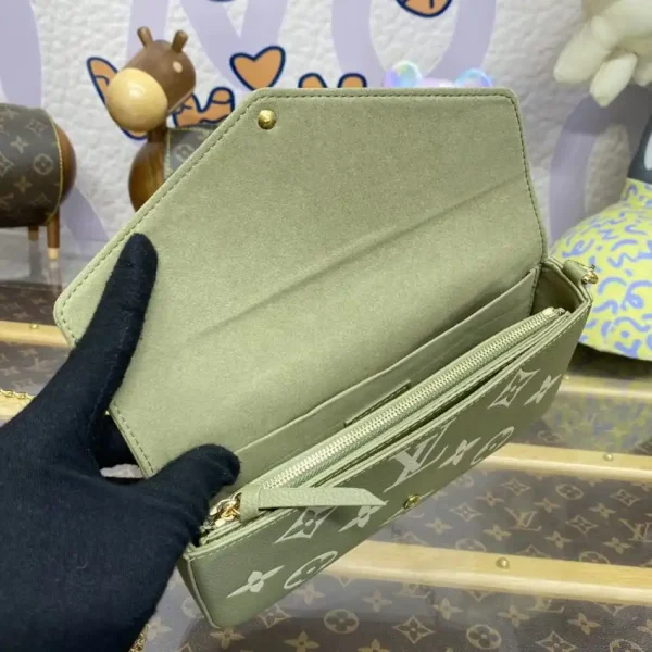 Louis Vuitton Félicie Pochette Green - Image 8
