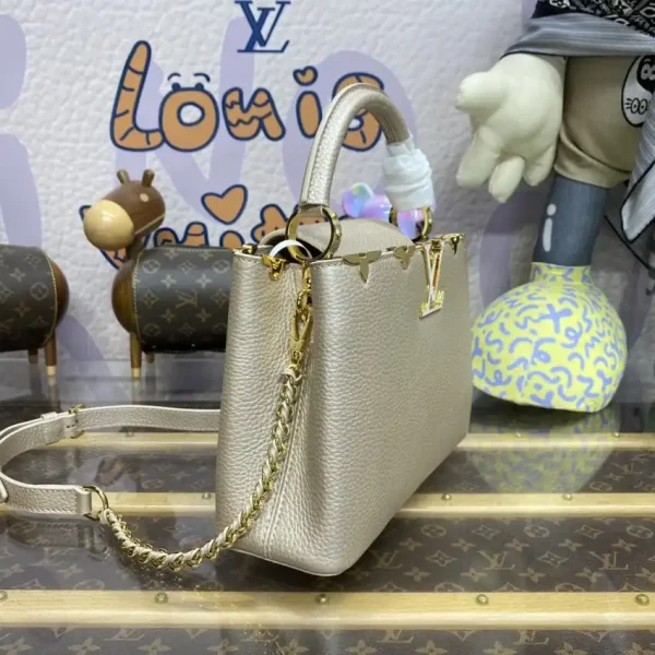 Loius Vuitton Capucines Golden Grey - Image 4