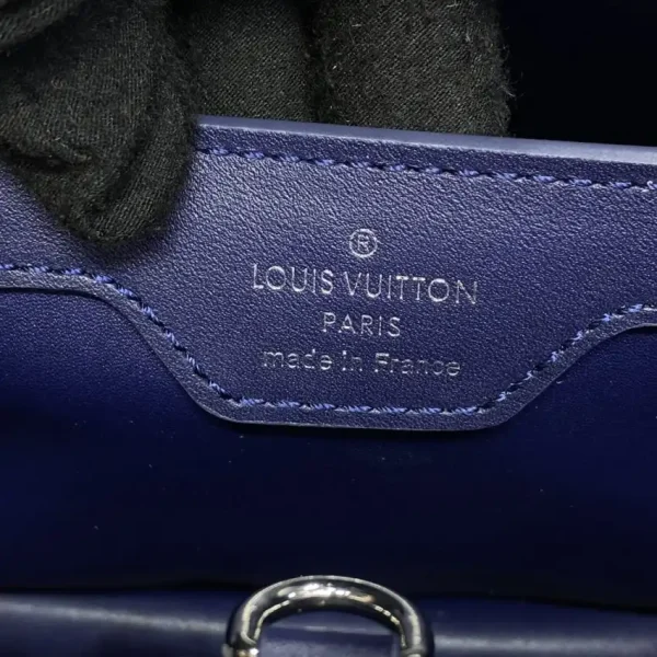 Loius Vuitton Capucines Blue Velvet - Image 7