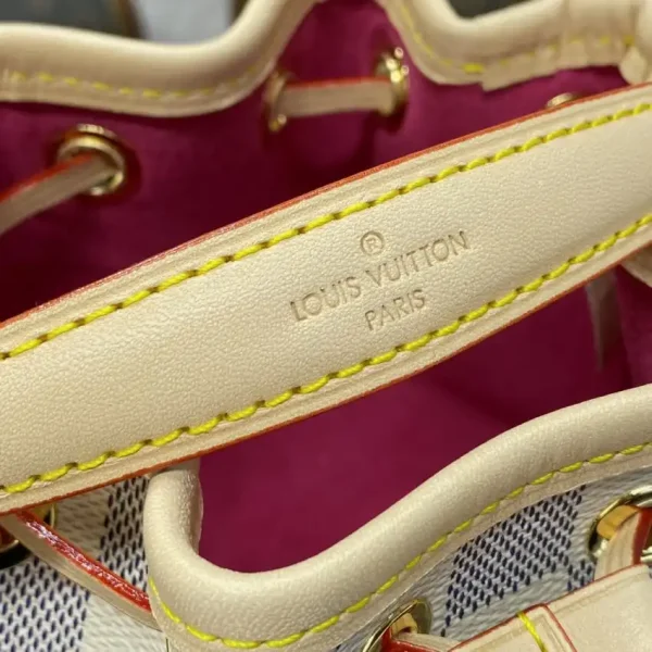 Louis Vuitton Nano Noe White Grid - Image 4