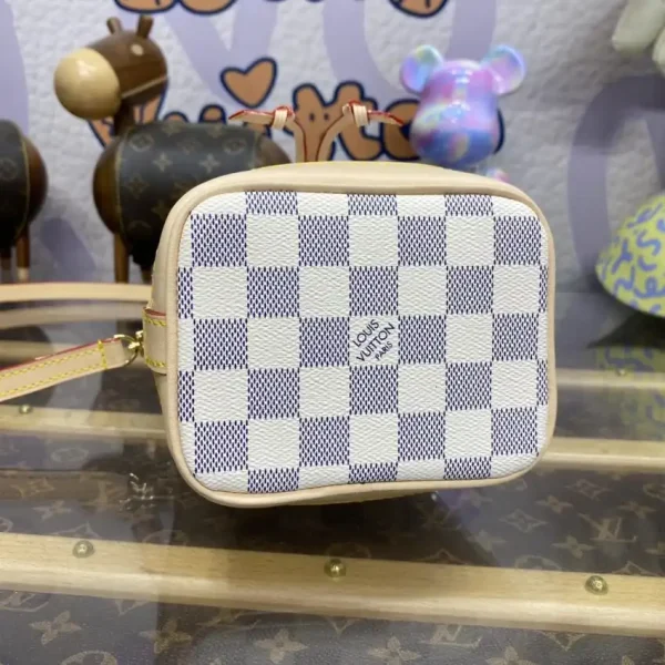 Louis Vuitton Nano Noe White Grid - Image 7