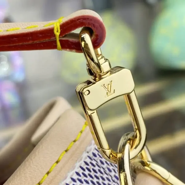 Louis Vuitton Nano Noe White Grid - Image 8