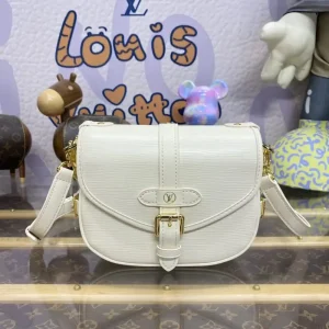Louis Vuitton Saumur White