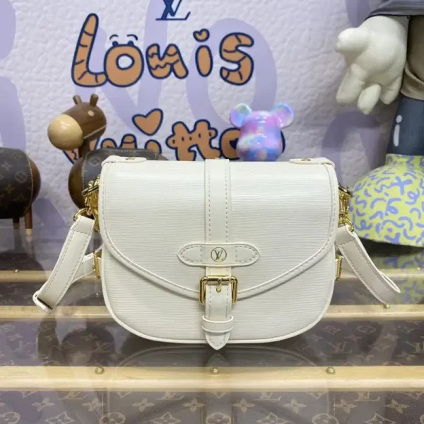 Louis Vuitton Saumur White