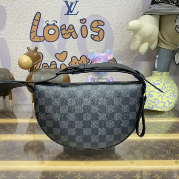 Louis Vuitton Moon Crossbody Black Grid - Image 7