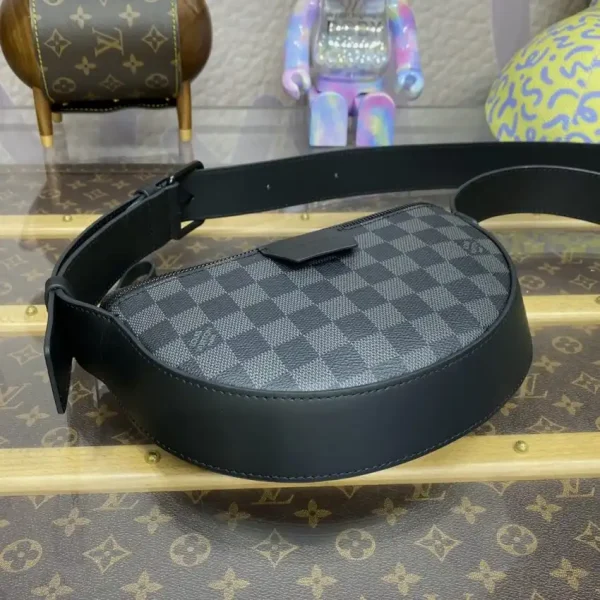 Louis Vuitton Moon Crossbody Black Grid - Image 9