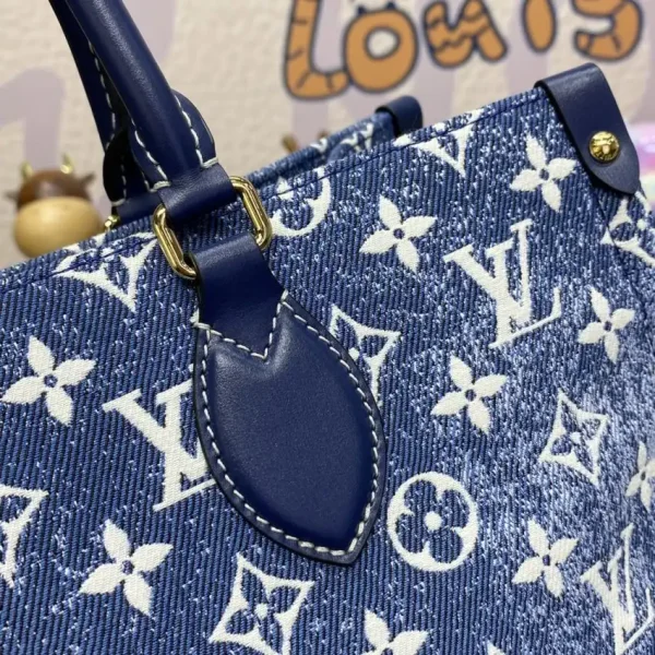 LV OnTheGo Blue Denim - Image 6