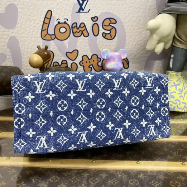 LV OnTheGo Blue Denim - Image 7