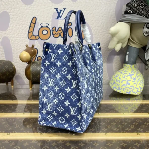 LV OnTheGo Blue Denim - Image 2