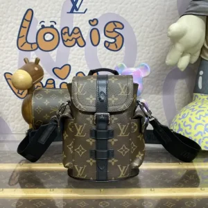 Louis Vuitton Nano Christopher Backpack Brown
