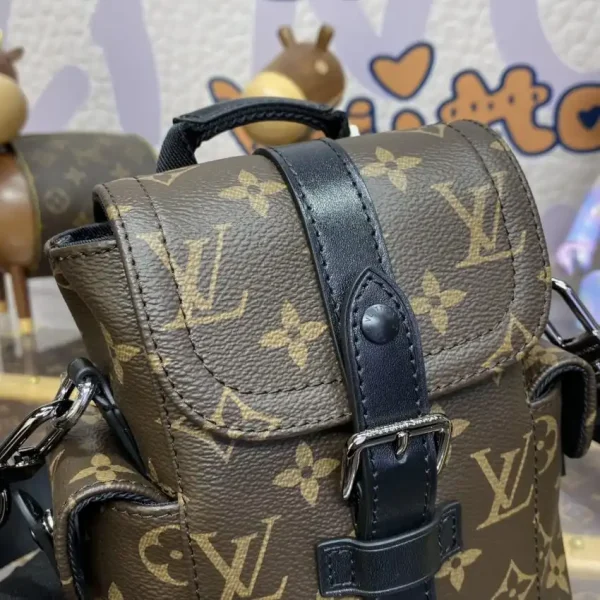 Louis Vuitton Nano Christopher Backpack Brown - Image 7