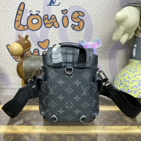 Louis Vuitton Nano Christopher Backpack Black - Image 3