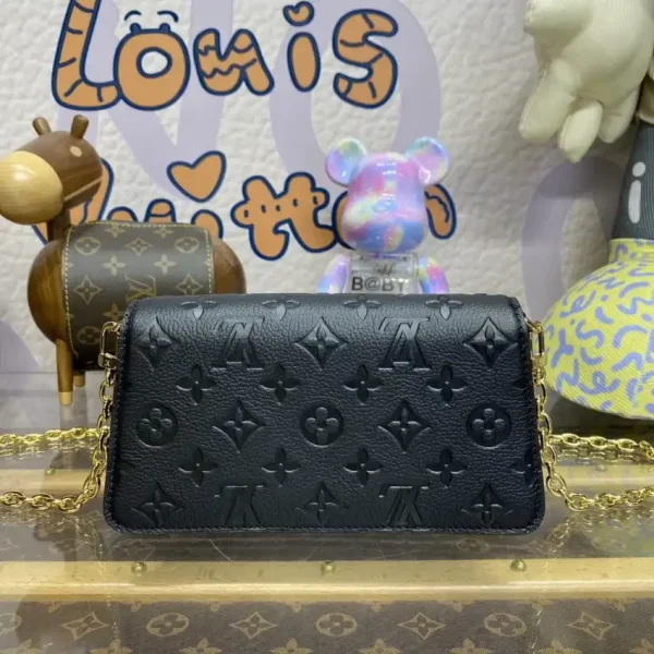 Louis Vuitton Wallet On Chain Metis Black - Image 4
