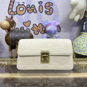 Louis Vuitton Wallet On Chain Metis White
