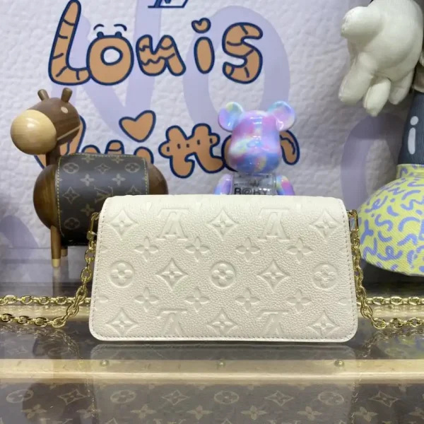 Louis Vuitton Wallet On Chain Metis White - Image 3