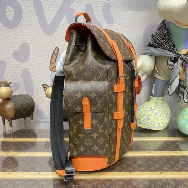 Louis Vuitton Christopher Backpack Orange - Image 3