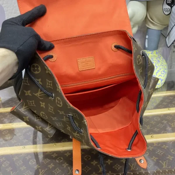 Louis Vuitton Christopher Backpack Orange - Image 7