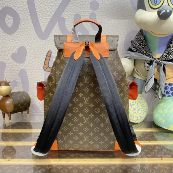 Louis Vuitton Christopher Backpack Orange - Image 8