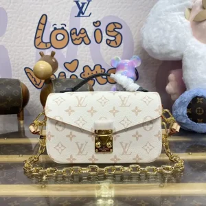Louis Vuitton Pochette Metis East West Pink
