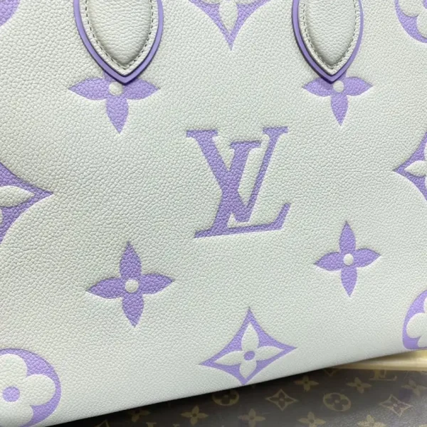 LV OnTheGo White Purple - Image 2