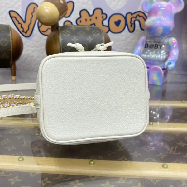 Louis Vuitton Nano Noe White Purple - Image 3