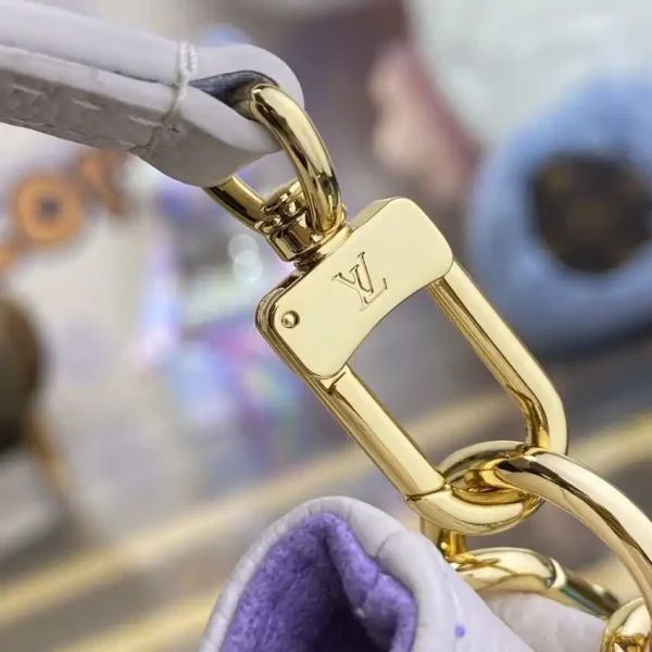 Louis Vuitton Nano Noe White Purple - Image 4