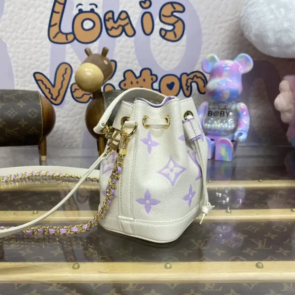 Louis Vuitton Nano Noe White Purple - Image 5