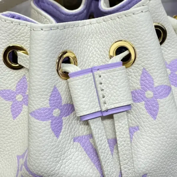 Louis Vuitton Nano Noe White Purple - Image 6