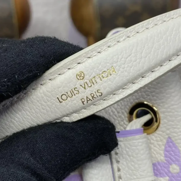 Louis Vuitton Nano Noe White Purple - Image 8