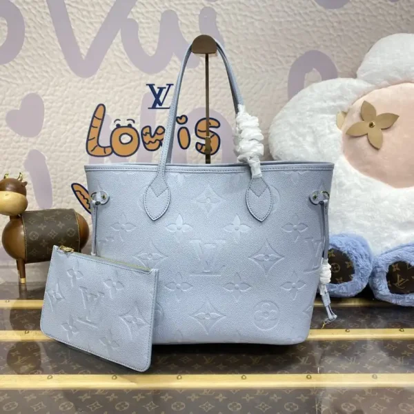 Louis Vuitton Neverfull MM Sky Blue - Image 6