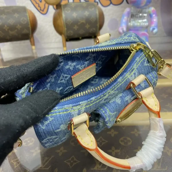 Louis Vuitton Speedy Nano  Denim New - Image 4