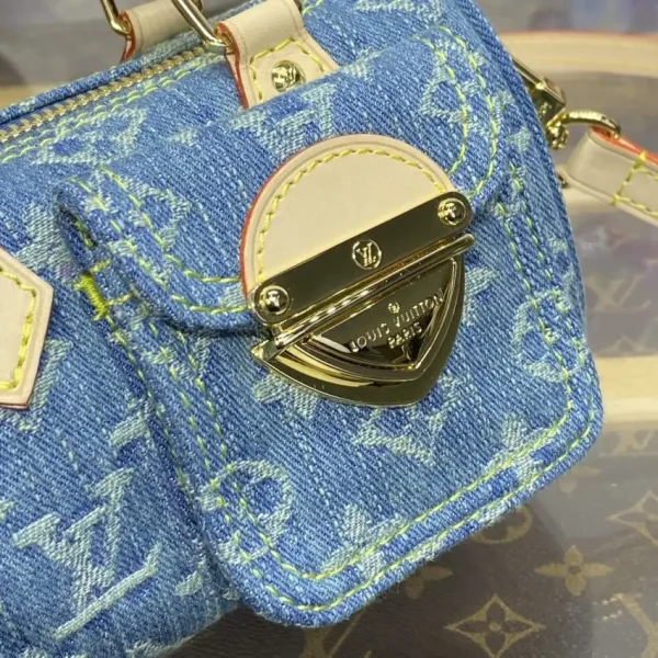 Louis Vuitton Speedy Nano  Denim New - Image 5