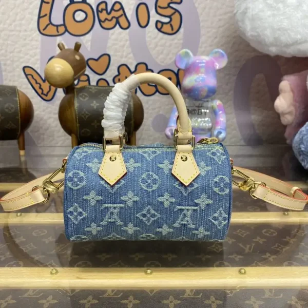 Louis Vuitton Speedy Nano  Denim New - Image 7