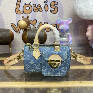 Louis Vuitton Speedy Nano  Denim New