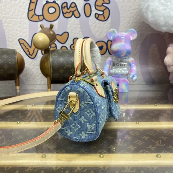 Louis Vuitton Speedy Nano  Denim New - Image 8