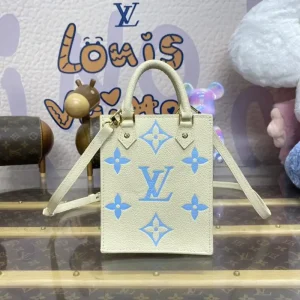 Louis Vuitton Sac Plat Petit Blue